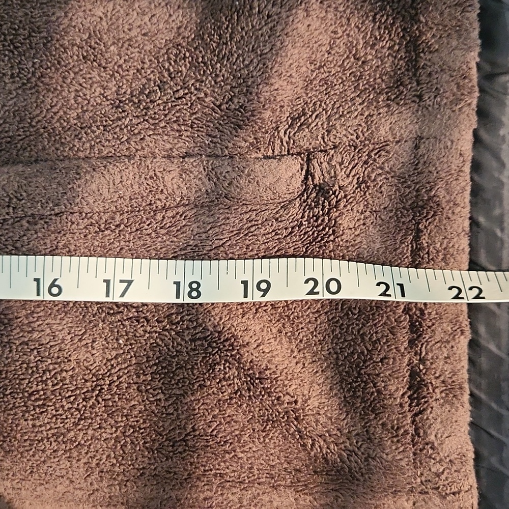 The North Face brown woman's fuzzy full zip-up jacket small - Picture 8 of 9